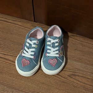 Wonder Nation Blue Heart Sneakers